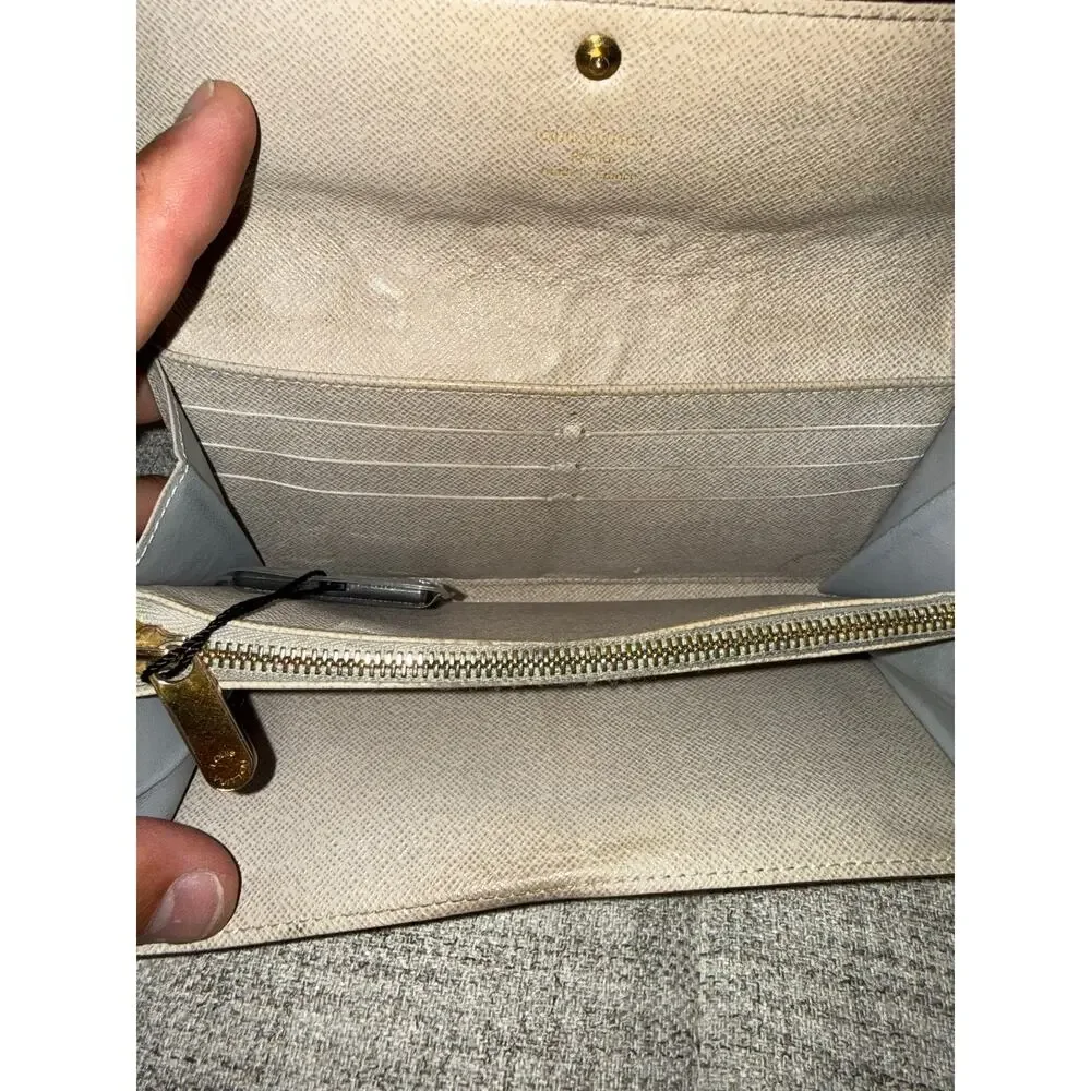 LV Limited Edition Monogram Dentelle Sarah Wallet (Gold Lurex Lace Embroidery)